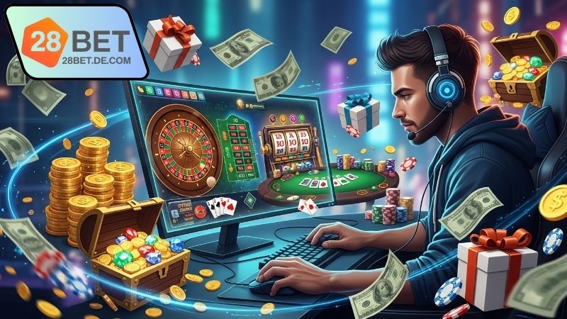 Khuyến mãi casino 28BET cực hấp dẫn 4 Khuyến mãi casino 28BET dễ nhận